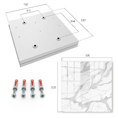 Key box for wall Marble elegance
