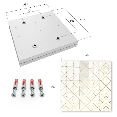 Wall mounted key box Stylish geometry