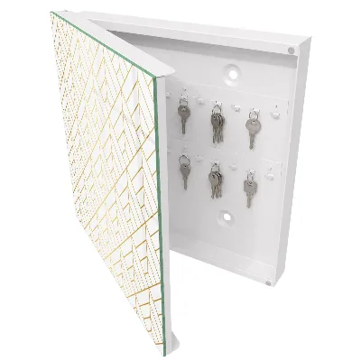 Wall mounted key box Stylish geometry