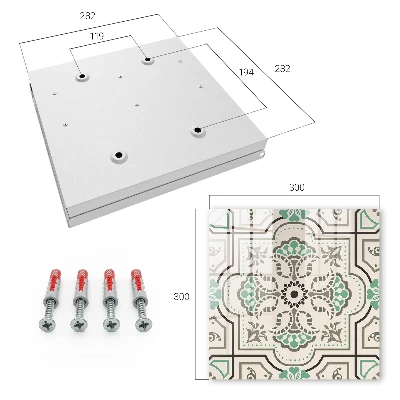 Key box for wall Geometric decoration