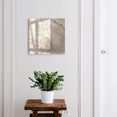 Wall mounted key box with an earthy texture
