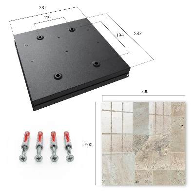 Key cabinet Marble tiles