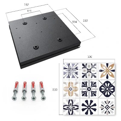 Key box for wall Geometric patterns