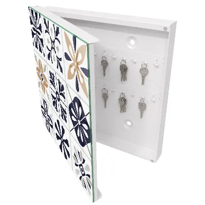 Key box for wall Geometric patterns