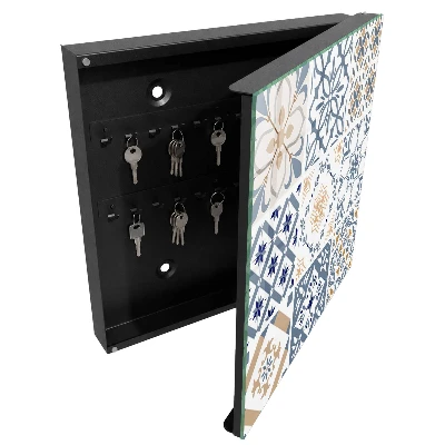 Wall mounted key box Tile patterns