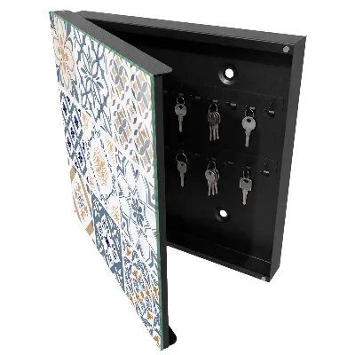 Wall mounted key box Tile patterns