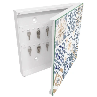 Wall mounted key box Tile patterns