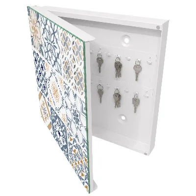 Wall mounted key box Tile patterns