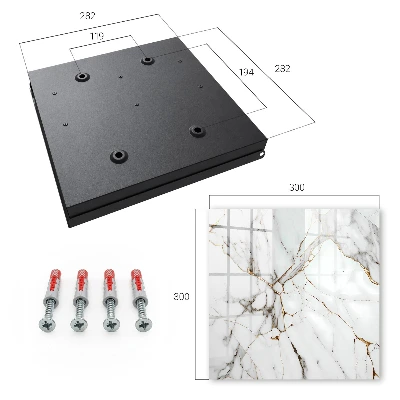 Key box for wall Marble elegance