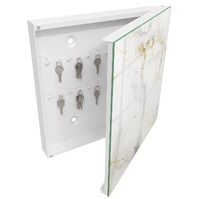 Wall mounted key box Elegant background