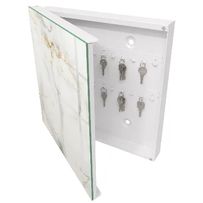 Wall mounted key box Elegant background