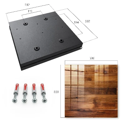 Key cabinet Wooden planks