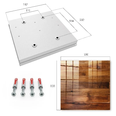 Key cabinet Wooden planks