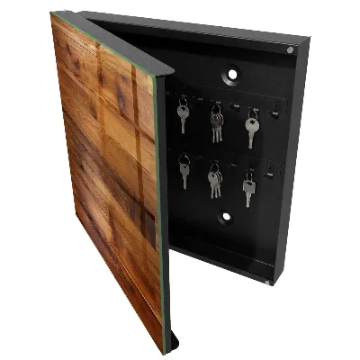 Key cabinet Wooden planks