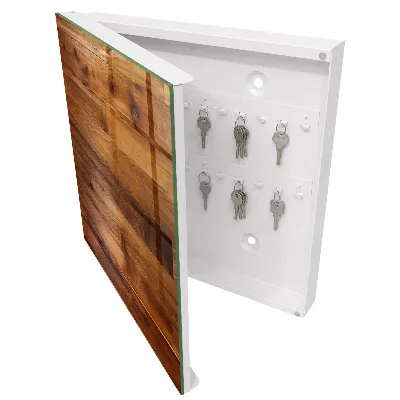 Key cabinet Wooden planks
