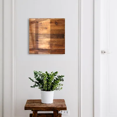 Key cabinet Wooden planks