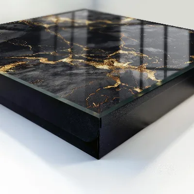 Key box for wall Black marble