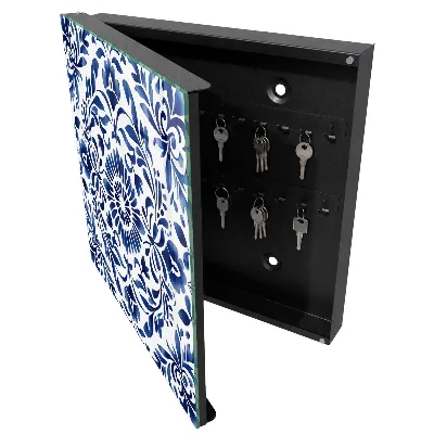Key box for wall Floral ornament