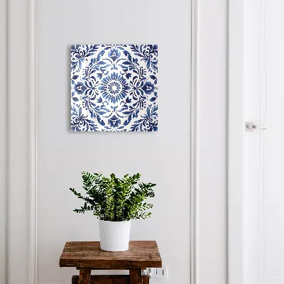 Key box for wall Floral ornament