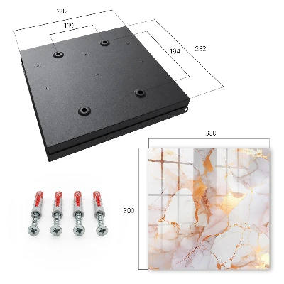 Key cabinet Marble elegance
