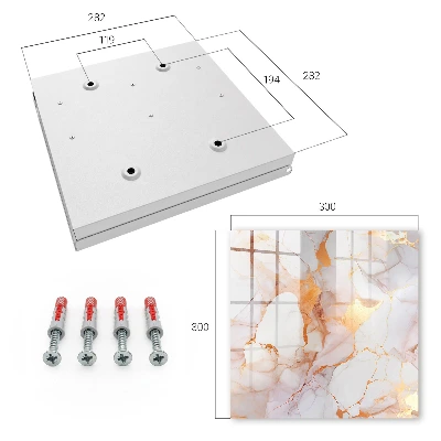 Key cabinet Marble elegance