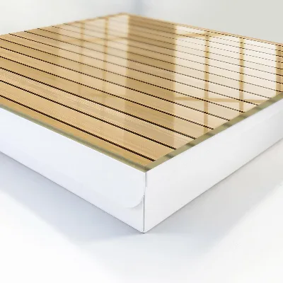 Wall mounted key box Beige planks