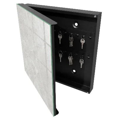 Key box for wall Grey structure