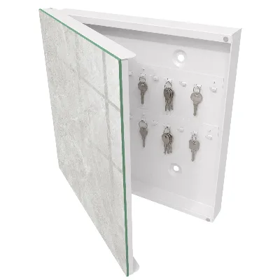 Key box for wall Grey structure