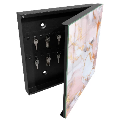 Key cabinet Abstract marble