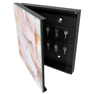 Key cabinet Abstract marble