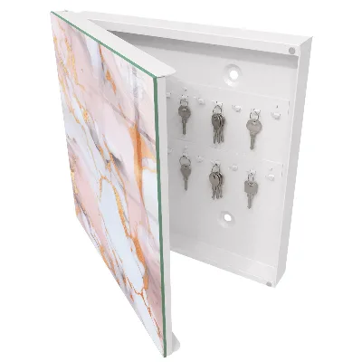 Key cabinet Abstract marble