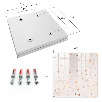 Key box for wall Elegant mosaic