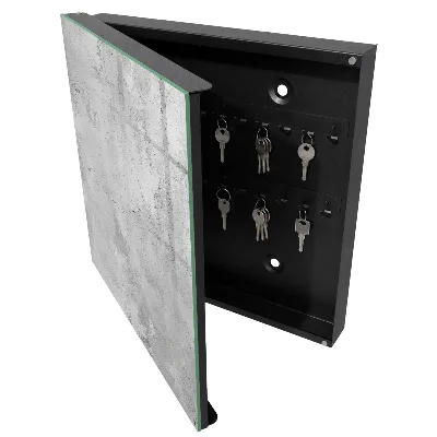 Wall mounted key box Raw elegance