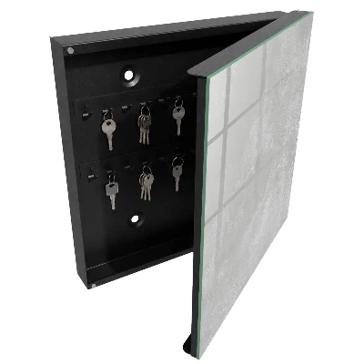 Wall mounted key box Grey elegance