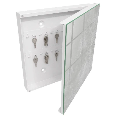 Wall mounted key box Grey elegance