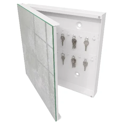 Wall mounted key box Grey elegance