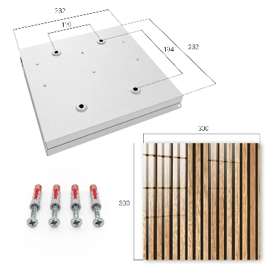 Key cabinet Vertical stripes