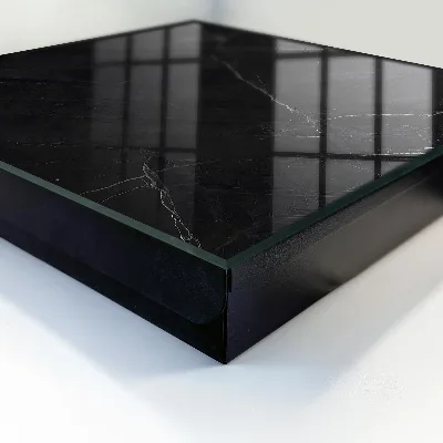 Key box for wall Marble black