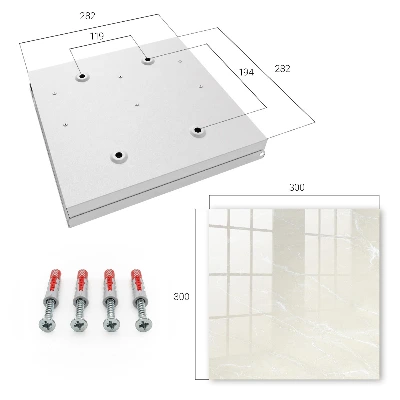 Wall mounted key box Marble elegance