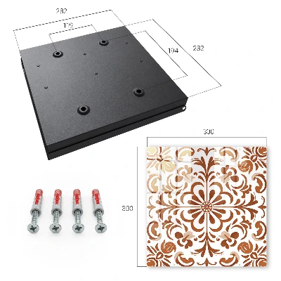 Key cabinet Ornamental pattern