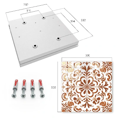 Key cabinet Ornamental pattern