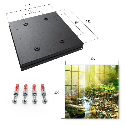 Key box for wall Forest stream
