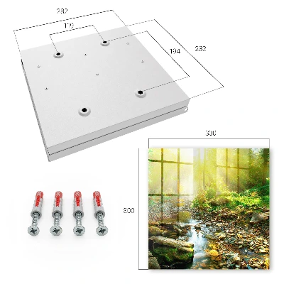 Key box for wall Forest stream