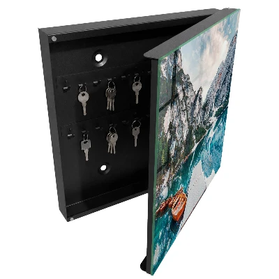 Wall mounted key box Mountain landscape