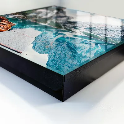 Wall mounted key box Mountain landscape