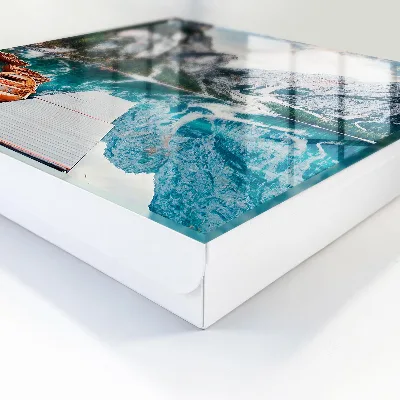 Wall mounted key box Mountain landscape