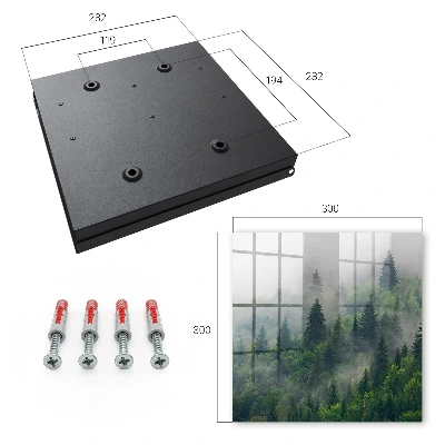 Key box for wall Misty forest