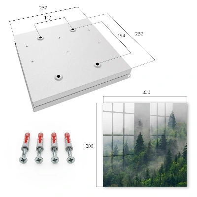 Key box for wall Misty forest