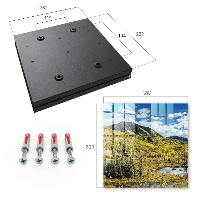 Key box for wall Autumn landscape