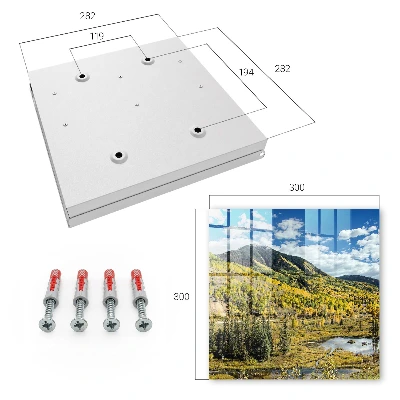 Key box for wall Autumn landscape